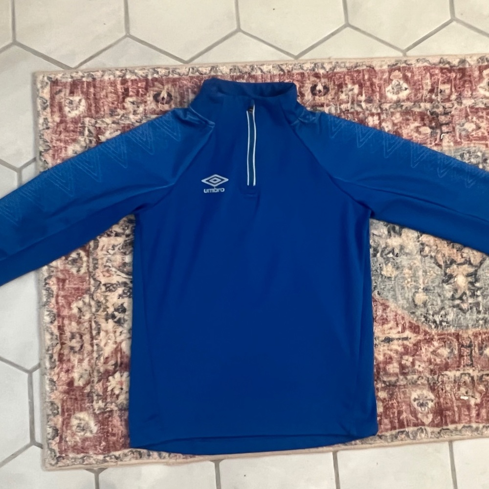 Boys Umbro 1/4 zip